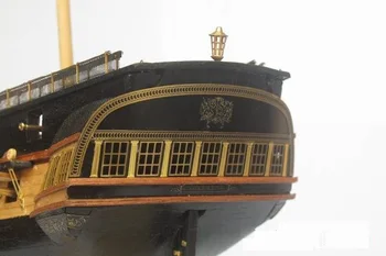 Klasické Britské vojnové lode drevený model auta v Mierke 1/75 HMS prekvapenie 1794 loď model