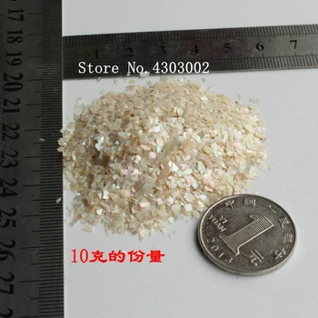 100 g/veľa Prirodzené farby Drvené perleť shell pre DIY Šperky Farebné Drvené MOP Pearl shell zvyšky falošné nechty