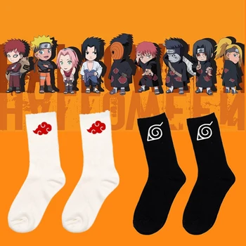 1Pairs Naruto Anime Bavlnené Ponožky Roztomilý Žena Kawaii Letné Krátke Ponožky Ženy Bežné Mäkké Zábavné Ponožky