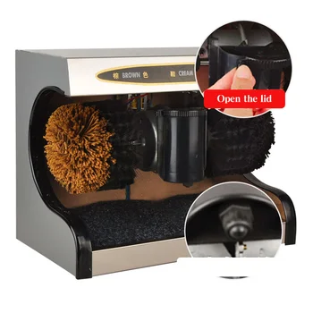 Domov Obuvi polisher Obuvi leštiaci stroj Automatické Horizontálne Indukčné obuvi čistiaci stroj