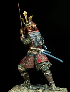 Nové Nezmontované 1/24 75mm starovekom japonsku Samurai, 16th-17th 75mm obrázok Živice Auta HOBBY Hračky Nevyfarbené súpravy