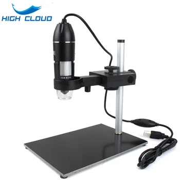 Profesionálny USB Digitálny Mikroskop 1000X 1600X 8 Led 2MP Elektronický Mikroskop Endoskopu Zoom Kamery zväčšovacie sklo+ Výťah Stojan