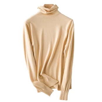 2020 nové vysoký golier klesnutie tričko, pulóver sveter jeseň a v zime cashmere sveter dámy sveter