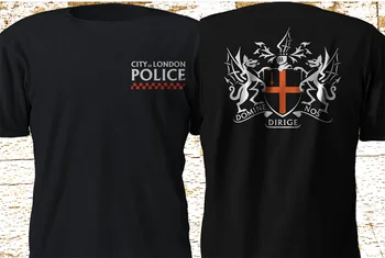 Nové Mesto Londýnskej Metropolitnej Polície Swat Služby Black Nové Módne pánske Krátke Rukáv Novinkou v Pohode Topy Mužov Tlač Tričko