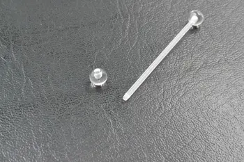 100ks Piercing Šperkov - UV Flexibilné Dlho Bar barbells Držiak na Spanie Piercing Priemyselná 1 Bar.6x38x5/5mm Ucho Helix