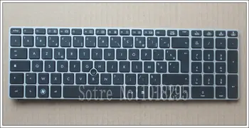Nový francúzsky Klávesnica pre HP EliteBook 8560p 8570P 8560B 6560b 6565b 6560P FR notebooku, klávesnice s hraníc 641180-A81 641181-051