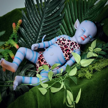 Nové Reborn Baby Doll 20 Palcov Realisticky Novorodencov Bábika Sladká Blue Baby Boy Nočné Svetlo Plný Vinyl Boneca Bábiky, Hračky pre Deti,