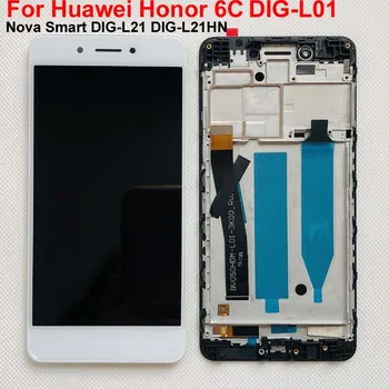 Originálne LCD Displej Pre Huawei Honor 6C DIG-L01 / Nova Smart DIG-L21 DIG-L21HN Dotykový Displej Digitalizátorom. Montáž Rámu s Nástrojmi