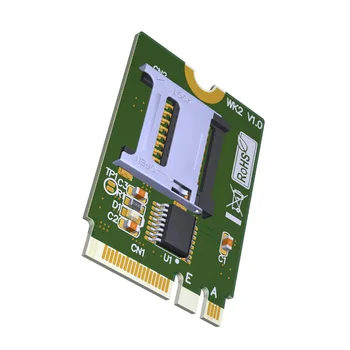 XT-XINTE za M2 pre NGFF Tlačidlo A. E WIFI Slot pre Micro SD SDHC TF Kariet T-Flash Karty M. 2+E Kartu Adaptér Súprava