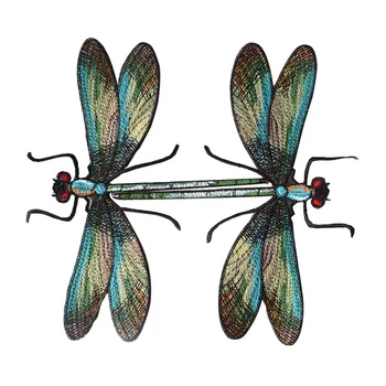1 ks dragonfly Textílie Škvrny Šiť na Vyšívanie Nášivka Odznaky Oblečenia, tašiek Opravy Zdobené Opráv Plavidiel Šitie