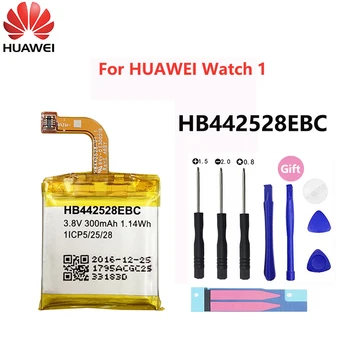 Hua Wei Originálne Náhradné Batérie HB442528EBC Pre Huawei Pozerať 1 Watch1 300mAh Nové Autentické Batérie