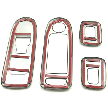 Dvere Okna Zdvihákov Ochrany Chrome Výbava Kryt Pásky pre Peugeot 508 Citroen C5 Príslušenstvo