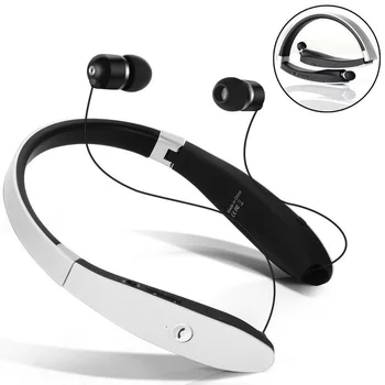 Najnovšie Bezdrôtové Bluetooth 4.1 Slúchadlo Headset Sklápateľné a Skladací Neckband Štýle Slúchadiel