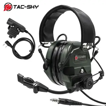 TAC-SKY TCI OSLOBODITEĽOV 1 silikónové chrániče sluchu outdoor, lov športové zníženie hluku vyzdvihnutie taktickej streľbe vojenských headset FG