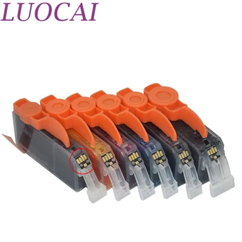 LuoCai Atramentové Kazety Kompatibilné Pre Canon PGI-525 CLI-526 pgi525 PIXMA IP4850 IP4950 IX6550 MG5150 MG5250 MG5350 MG6150 Tlačiareň