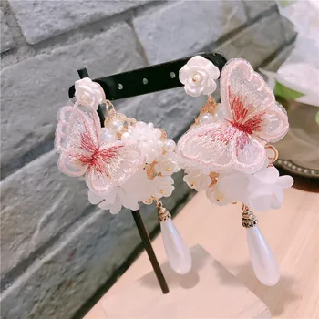 Móda Motýľ Pearl Flower Veľké Náušnice Pre Ženy 2020 Nové Šperky Osobnosti Vyhlásenie Drop Visieť Náušnice Dary