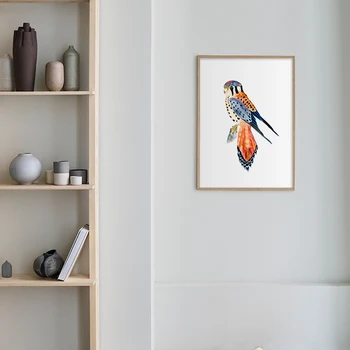 Abstrakt Akvarel Vták Plátno Na Maľovanie Na Stenu Krásne Moderné Vták Umenia, Tlače, Plagát, Obývacia Izba Nástenné Maľby Obraz Domova