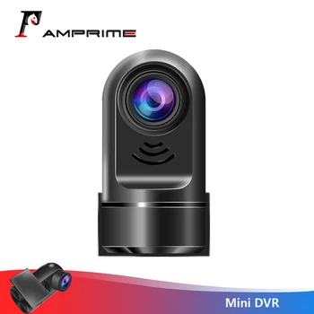 AMPrime Dash Kamera Mini Videokamera Pre Android Široký Stupňov Jazdy Záznamník Nočné Videnie G-senzor, Auto DVD, GPS Navigácia, Rádio