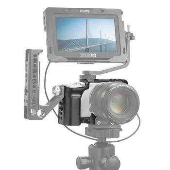 SmallRig Fotoaparát Klietka pre SONY A5000 / A5100 s Shoe Mount Závitové Otvory pre Mikrofón Monitor Pripojiť na Vlogging 2226