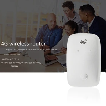 4G LTE MiFi Router Prenosné MiFi 150Mbps 2100MAh Mobile WiFi Hotspot Auto Wi-Fi Router s Slot Karty Sim