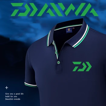 2021 Daiwa Oblečenie, Rybárske Tričká Mužov pre Letné Polo Shirts Rybárske Bundy je Priedušná Patchwork Rybárske Oblečenie Mužov Top