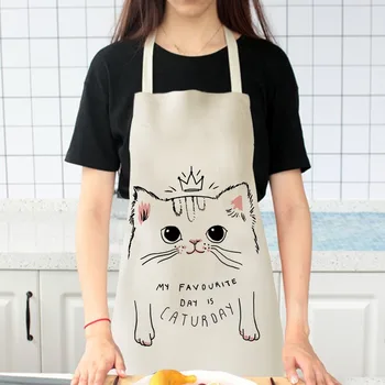 2020 Hot Predaj Kreslených Mačka Série Multi-funkčná Kuchyňa Apronhighj Kvality