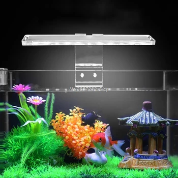 HORÚCE akvárium Lampa LED Prírodné Svetlo Nabíjania cez USB Akvárium Dodanie Plaz Prípade Tenké