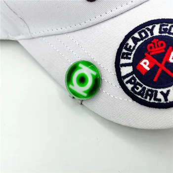 NOVÝ Golf Ball Marker S Magnetickým Klobúk Klip Hviezda Zelená Rúk Super Hrdina RÔZNYCH PREVEDENIACH