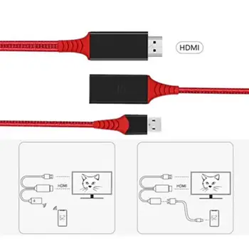 HDMI Kábel USB Bezdrôtové Screencaster 2,4 GHz+5 ghz Dual-band WiFi USB Káblové/Bezdrôtové Adaptér pre Telefón/iPad/Mac book Dataprojektor