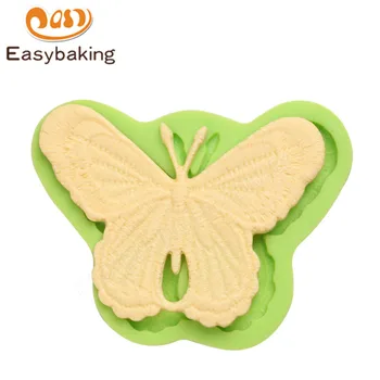 Jednoduché uvoľnenie Klasická Motýľ silikónové formy cukrovinky dodávky pečenie nástroje pre koláče fondant cake zdobenie