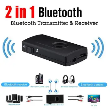 2 V 1, Bluetooth V4 Vysielač, Prijímač Bezdrôtovej A2DP, 3.5 mm Stereo Audio Music Adaptér pre TV, Telefón, PC Y1X2 MP3, MP4 TV PC
