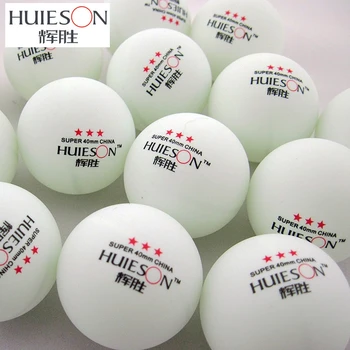 HUIESON 50pcs/Taška Exkluzívny 3-Hviezdičkový Super Stolný Tenis Gule 40 mm+2.9 g Ping Pong Loptičku Dospelých Klubu Školenia Stolný Tenis Gule