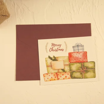 Multi-použitie 50pcs Mini Veselé Vianoce poslať darček dizajn Karty Scrapbooking strany pozvánky nový rok pohľadnicu