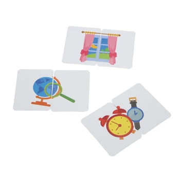 Baby Deti Poznania, Puzzle, Hračky, Kreslené Vozidla/Zviera/Ovocie Pár Zodpovedajúce Hra Kognitívne Puzzle Karty pre Deti Vzdelávania