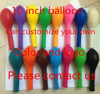 200 10 palcov 1.3 g balón tlače monochromatický logo tlač svadbu, narodeninovú oslavu, dodávky reklamných balónov c