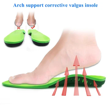 EiD Vysokej Kvality EVA Protetických Stielka Pre Ploché Nohy Arch Ortopedické Topánky Jediným Vložky Pre Mužov A Ženy, Obuvi Podložky XO nohu