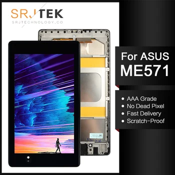 Pre Asus Google Nexus 7 ME571 ME571K ME571KL ME572 ME572CL Nový LCD Displej Dotykový Displej+Rám Montáž Náhradné