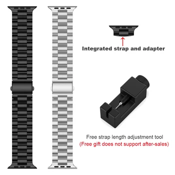 Odkaz Náramok pre Apple Hodinky Pásmo 5 44 mm 40 mm Kovový Remienok iWatch Série 4 3 42mm 38mm Nahradiť Watchband zápästie Pás Príslušenstvo