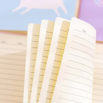 Roztomilý Jednorožec Tlač Notebook Cartoon Denník Plánovač Dieťa je Dar poznámkový blok Office Školy Grafické efekty Študent Papiernictvo Maľovanie