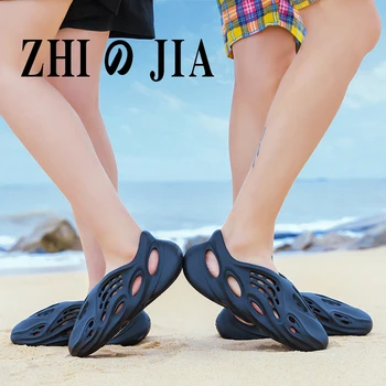 Letné pena sandále, papuče ryby úst, papuče, plážová obuv populárne papuče pár lenivý papuče rôzne farby veľkosť 35-48