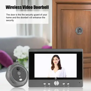 5 Palcový Wifi Bezdrôtový Digitálny Zvonček Intercom Zvonček Viewer Home Security Door Bell deurbel zafarbenie inalambrico
