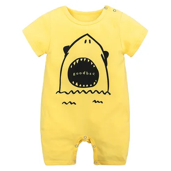 Dieťa Remienky Obal Anpanman Shark Lete Bavlna Krátky Rukáv Novorodenca Oblečenie, Batoľa, Dieťa, Dievča, Chlapec, Potápačské Kostýmy Oblečenie