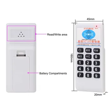NFC kariet Smart Card Reader Spisovateľ RFID Kopírka Duplcator 125KHz 13.56 MHz Kontrola Prístupu na Kartu Keyfobs Programátor Cloner Zapisovateľný