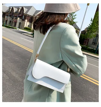 Nový kórejský lete roku 2020 pure color podpazušia taška jediný ramenný diagonal cross temperament všestranný módne jednoduché