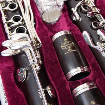 Doprava zadarmo Hudba Milovník Klub Bakelite Bb Clarinets RC PRESTÍŽ Veľkých Profesionálne Clarinets Strieborné Pozlátené Kľúče 17 Tlačidlá