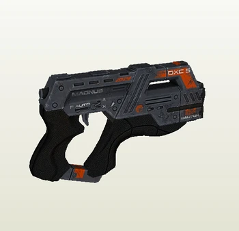 Mass Effect 3 M-6 Pištoľ 1:1 Mierke Papier Model 3D Ručné DIY Deti, Hračka Pre Cosplay