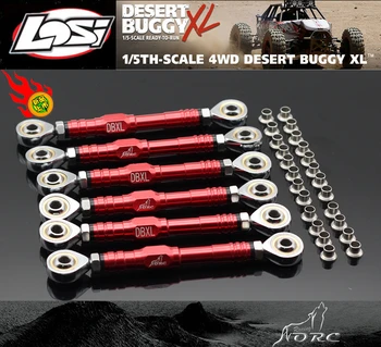 GTB Racing CNC alumium Nastaviteľné turnbuckle pre Losi Desert Buggy XL losi dbxl