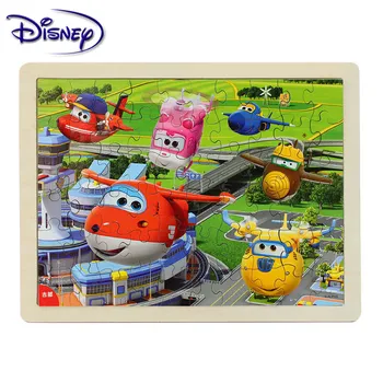 Disney Mrazené Auto 60 Plátok Malý Kúsok Puzzle Hračka Detí Drevené Skladačky Puzzle Deti Vzdelávacie Hračky Pre Dieťa