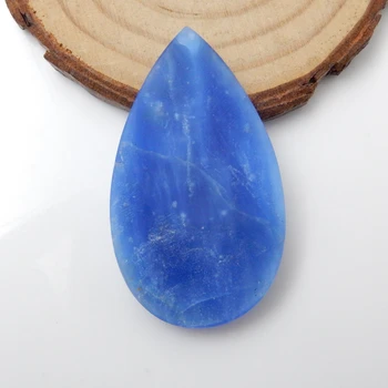 Predaj 1Pcs Kvapka Vody Modrá Jaspis Drahokam Cabochon DIY Šperky Čo 45x26x7mm 10g