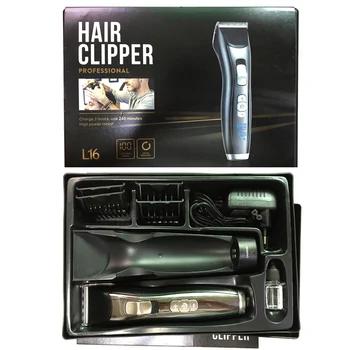 Profesionálne Nabíjateľná Elektrické Hair Clipper nôž z Nerezovej Ocele Vlasov Zastrihávač pre Mužov, Deti LED Displej Vlasy Rezací Stroj